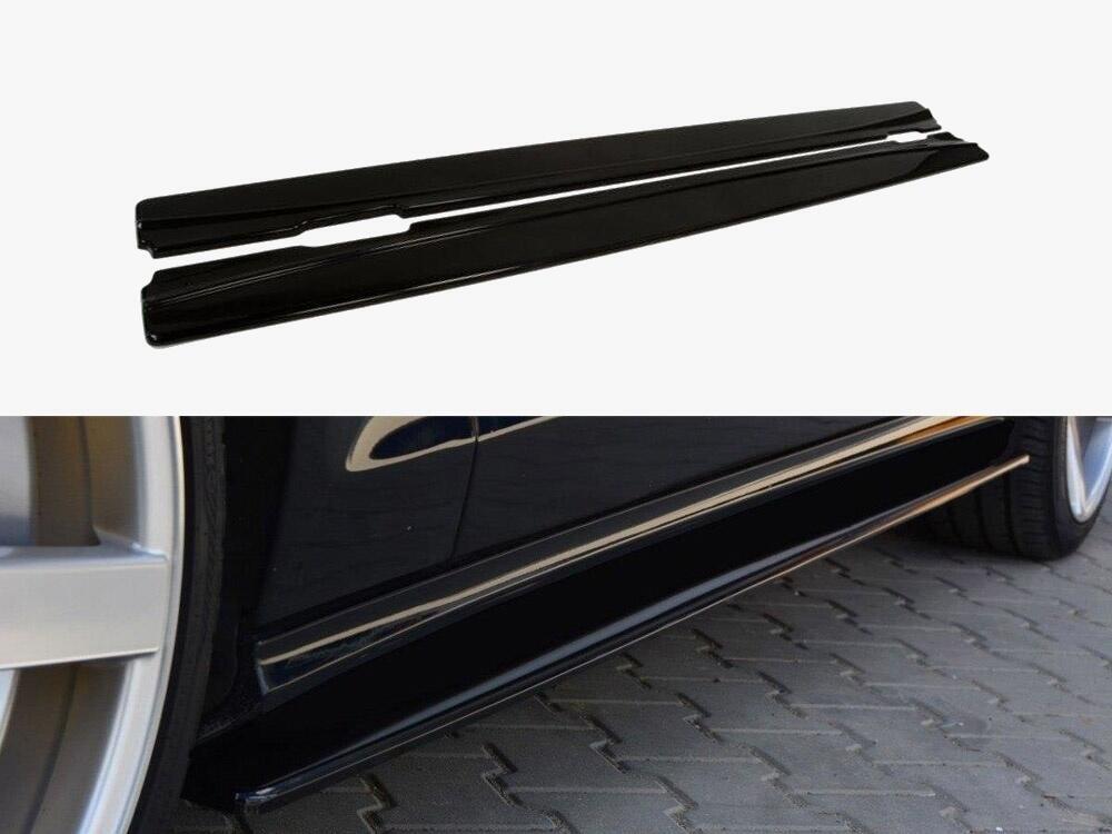 Side Skirts Diffusers Mercedes CLS C218 Amg-line (2011-2014) - Carbon Look