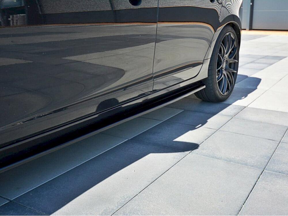 Side Skirts Diffusers Volvo V60 Polestar Facelift - Carbon Look