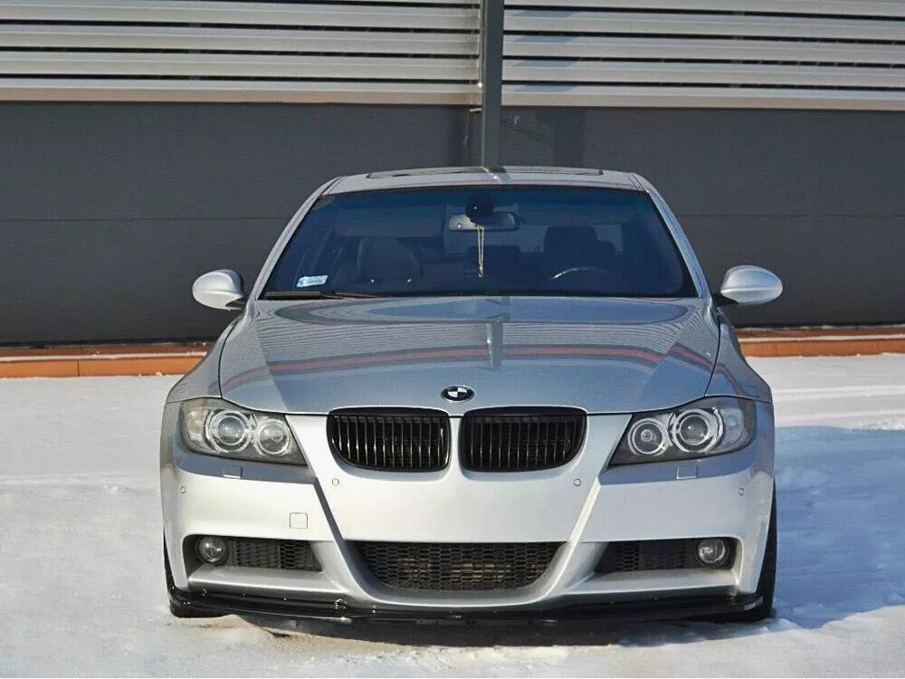 Front Splitter V.1 BMW 3 E90 M-Sport (2004-2008) - Carbon Look