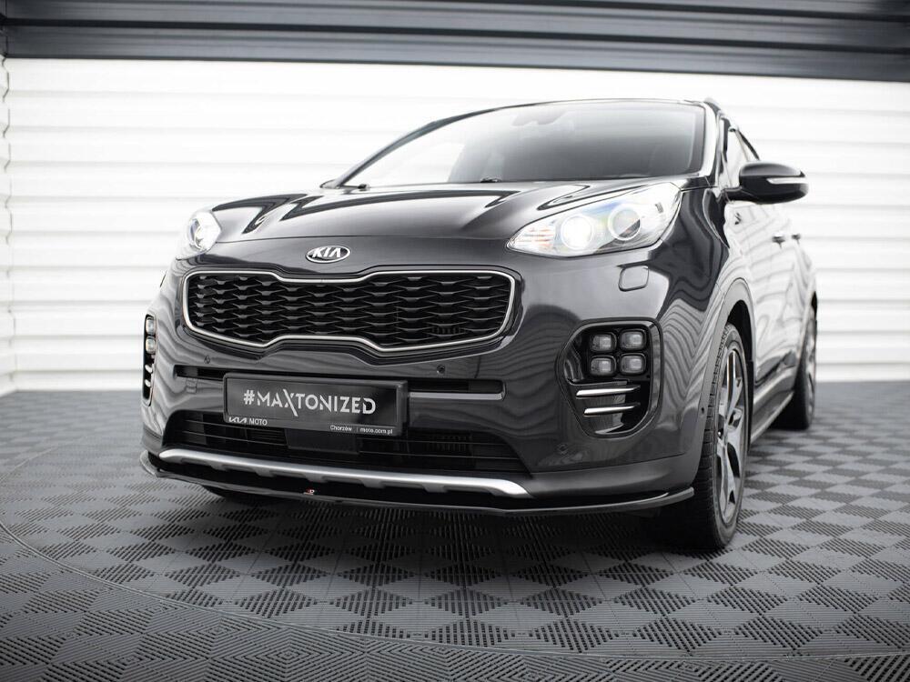 Front Splitter KIA Sportage Mk4 GT-Line - Carbon Look