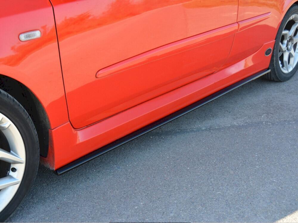 Side Skirts Diffusers Fiat Stilo Schumacher Version - Carbon Look