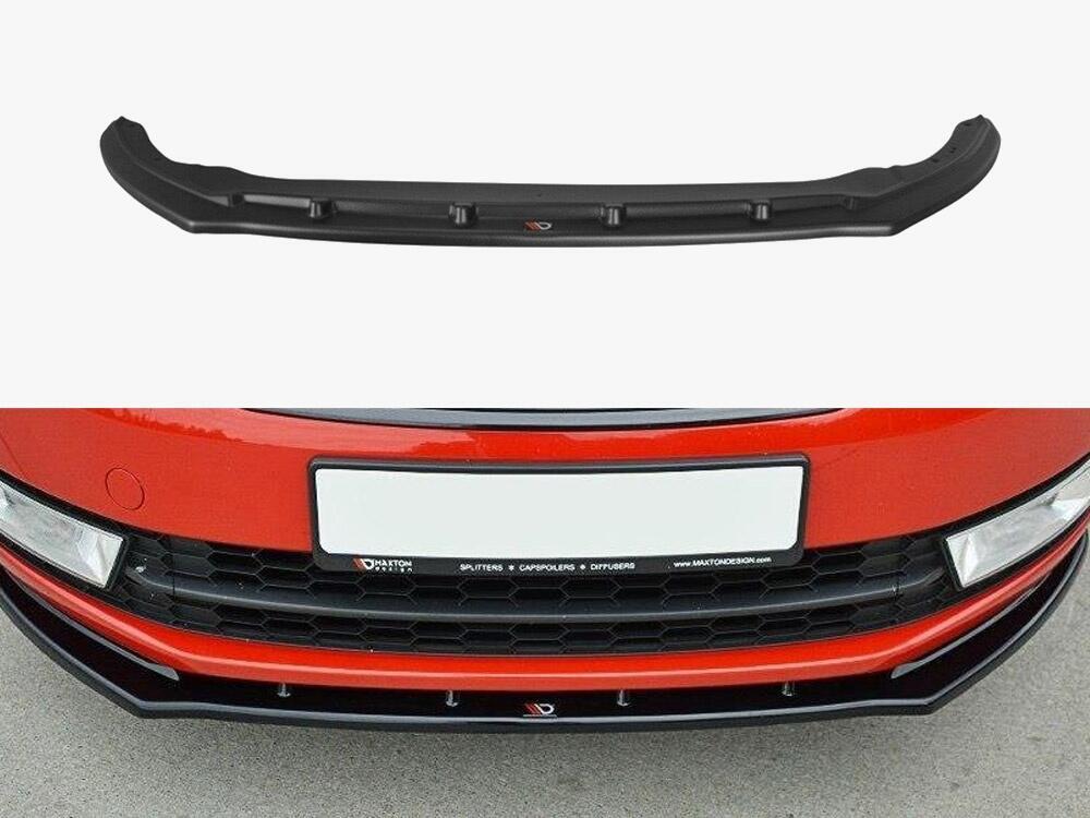 Front Splitter V2 Skoda Rapid - Textured