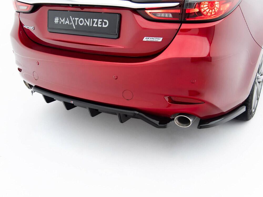 Rear Splitter (Vertical Bars) Mazda 6 Mk3 Facelift