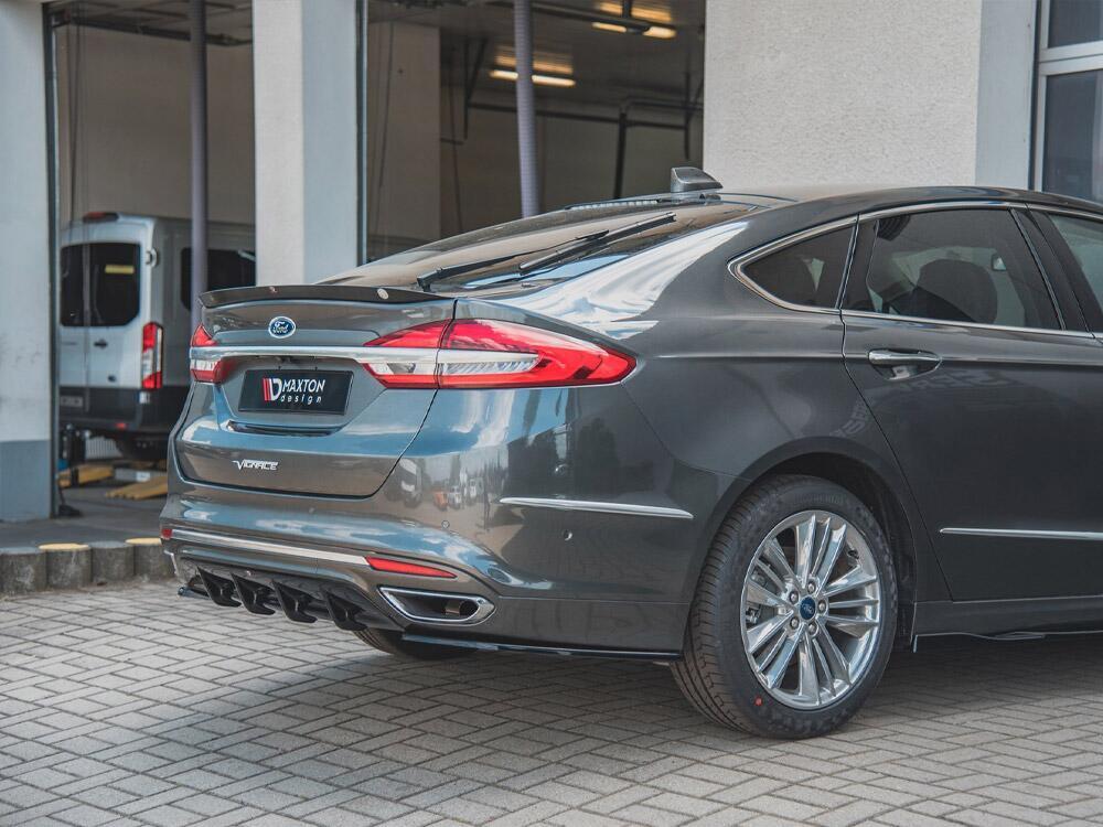 Rear Side Splitters Ford Mondeo Vignale Mk5 Facelift - Carbon Look