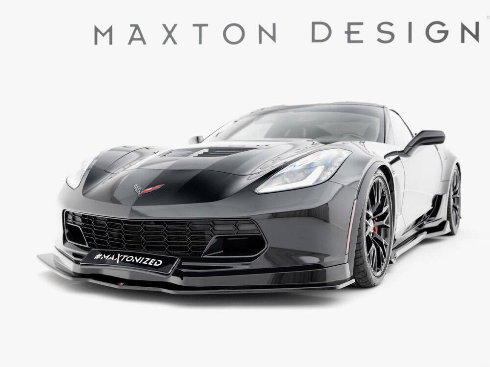 Front Splitter V.1 Chevrolet Corvette C7 - Carbon Look