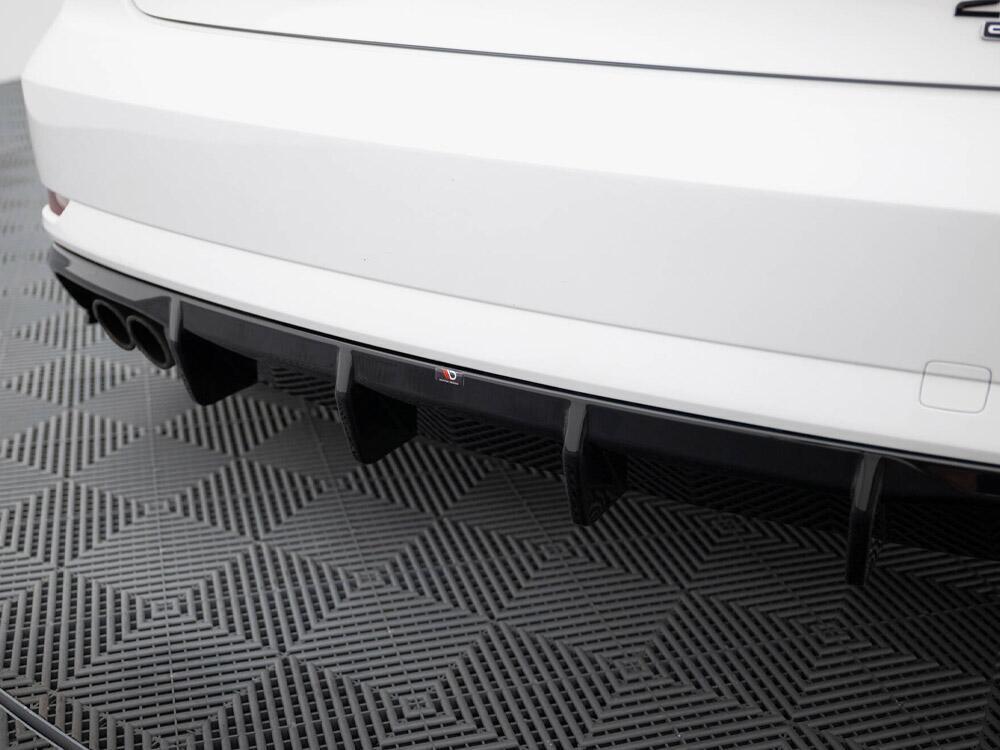 Rear Valance Audi A3 Sedan 8V Facelift (Version with dual exhaust tips on one side)