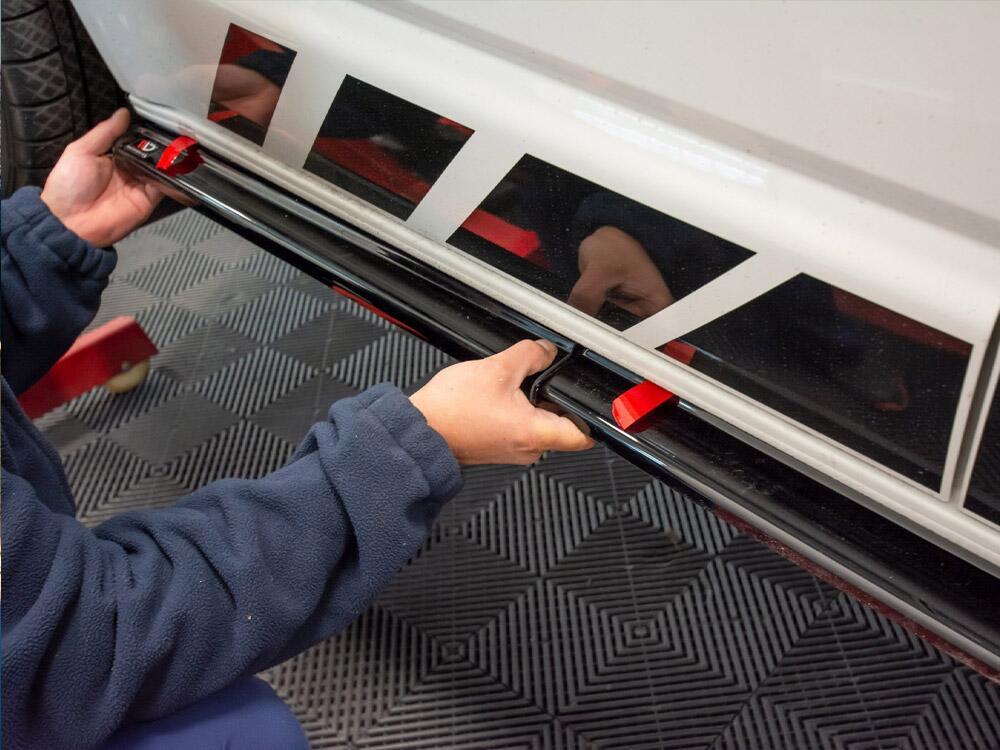 Side Skirts Diffusers VW T6 - Carbon Look