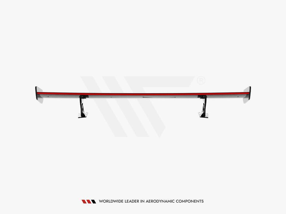 Carbon Spoiler With External Brackets Uprights V.2 + LED Audi A5 / A5 S-Line / S5 / RS5 Coupe F5 / F5 Facelift