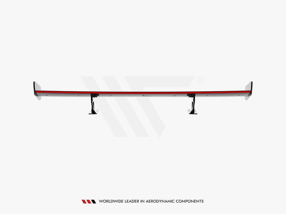 Carbon Spoiler With Internal Brackets Uprights + LED Chevrolet Camaro SS Mk6 Facelift