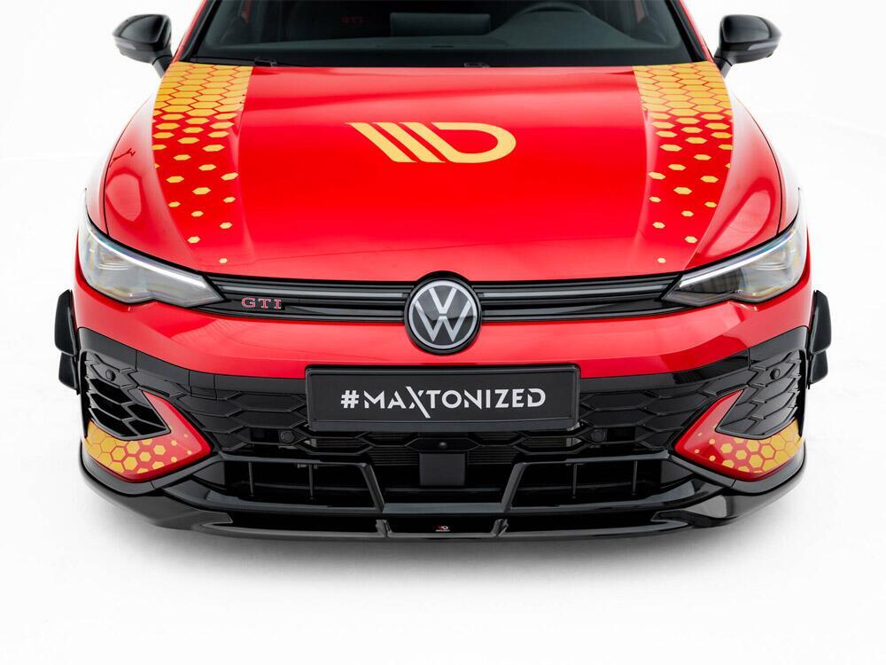 Front Bumper Wings (Canards) Volkswagen Golf GTI Clubsport Mk8 Facelift