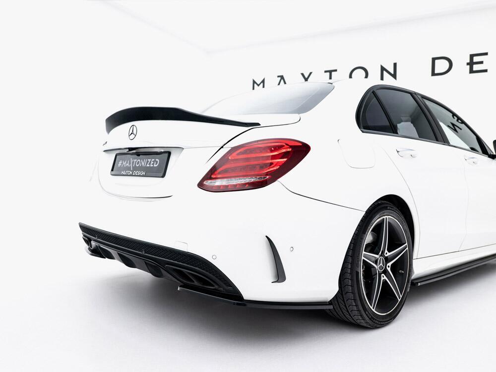 Rear Side Splitters Mercedes-Benz C AMG-Line Sedan W205