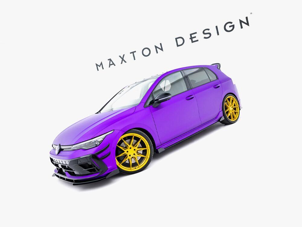 Street PRO Side Skirts Diffusers + Flaps Volkswagen Golf R Mk8 / Mk8 Facelift
