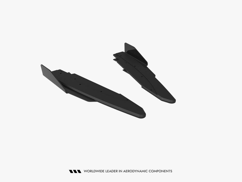 Street PRO Rear Side Splitters + Flaps Ford Mustang Dark Horse Mk7