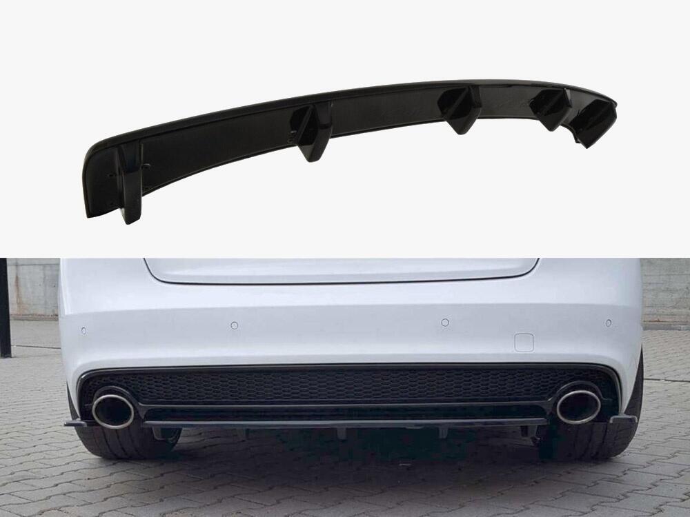 Rear Splitter (Vertical Bars) Audi A5 S-Line 8T Facelift