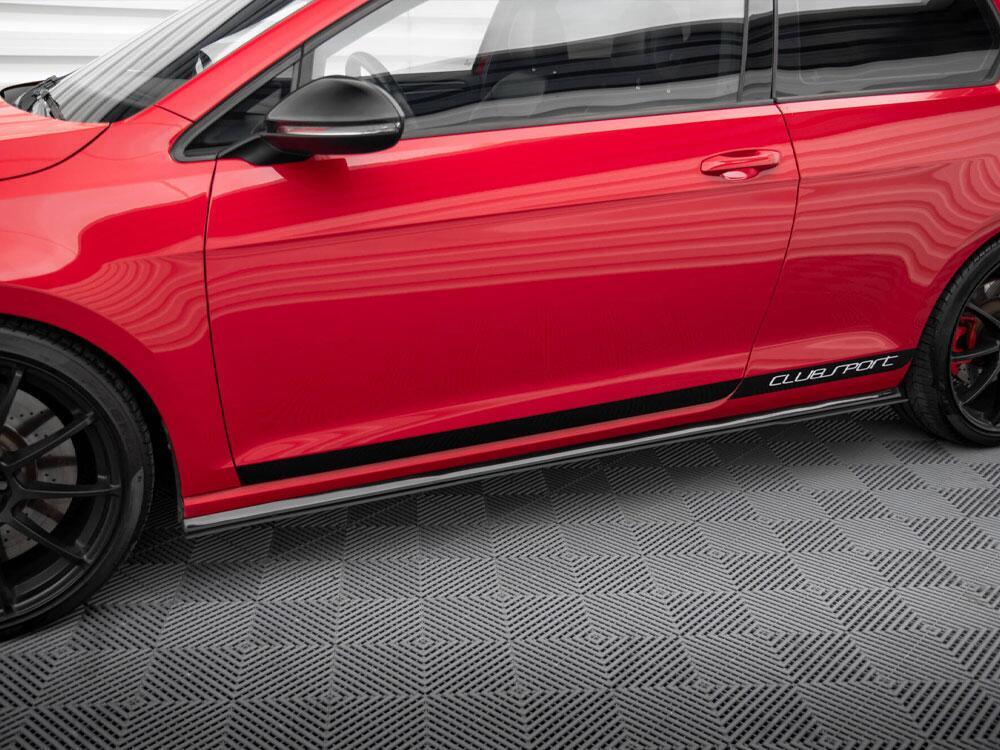 Racing Side Skirts Diffusers VW Golf GTI Mk7 Clubsport