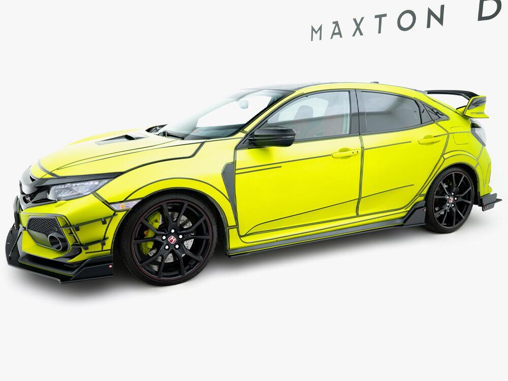 Street PRO Side Skirt Diffusers Honda Civic Type-R Mk10 / Mk10 Facelift