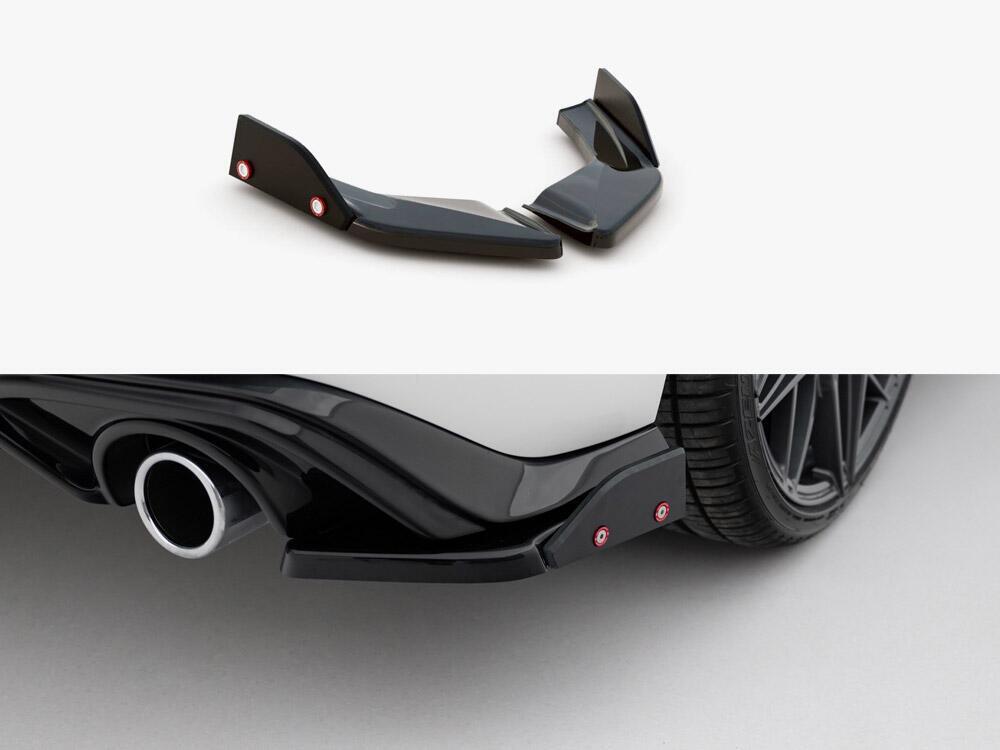 Rear Side Splitters V.4 + Flaps Volkswagen Golf GTI / GTE Mk8
