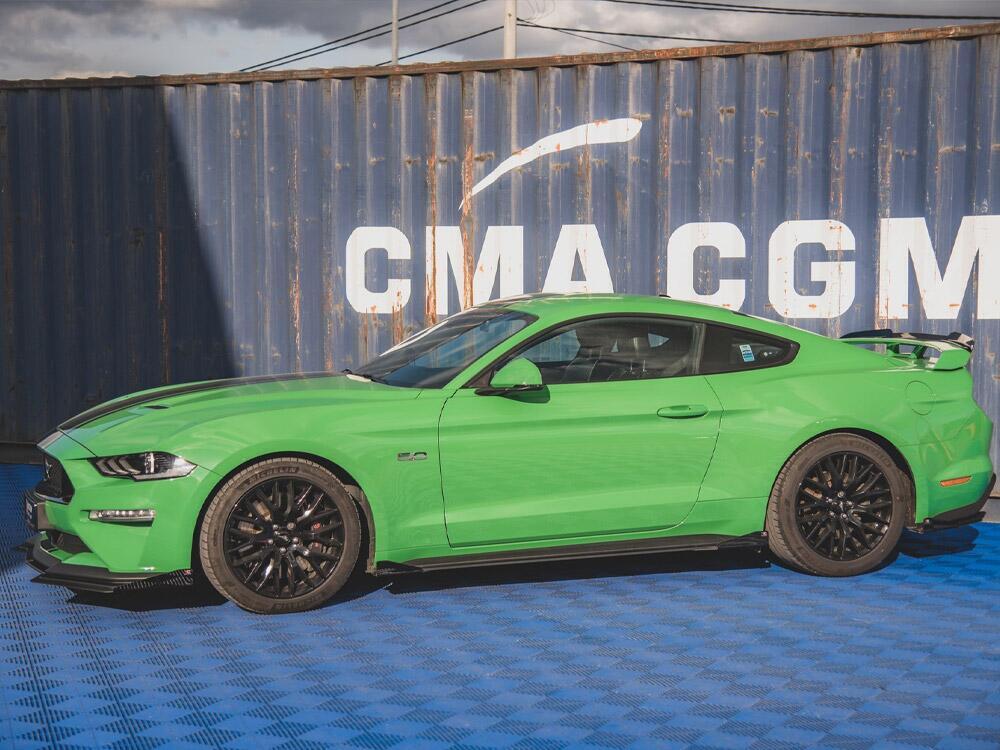 Street PRO Side Skirts Diffusers V.1 + Flaps Ford Mustang GT Mk6 Facelift