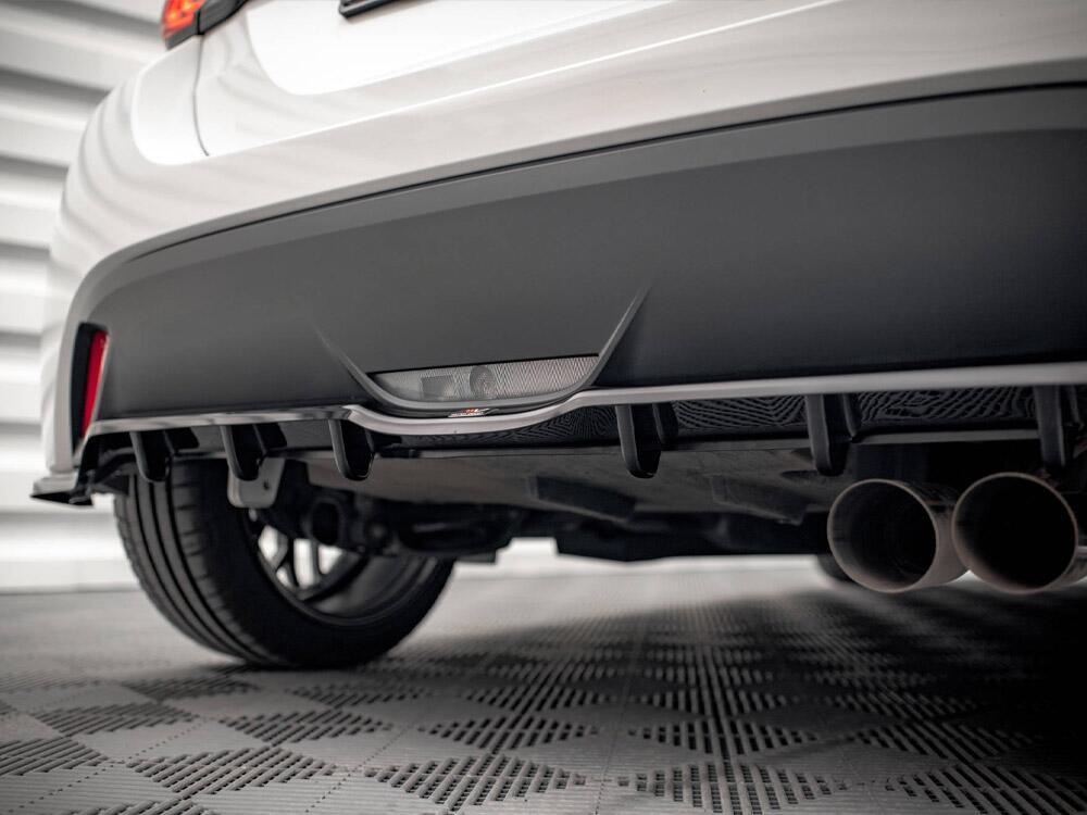 Rear Splitter V.2 (Vertical Bars) Toyota Yaris Mk4