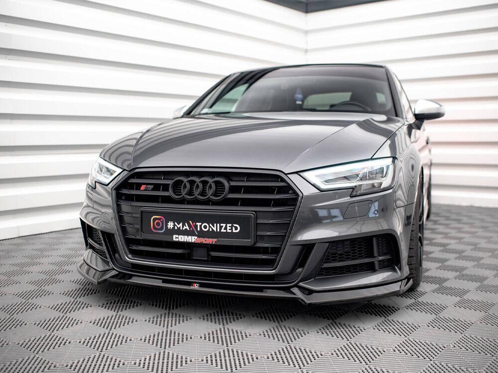 Front Splitter V.3 Audi S3 / A3 S-Line Sportback 8V Facelift
