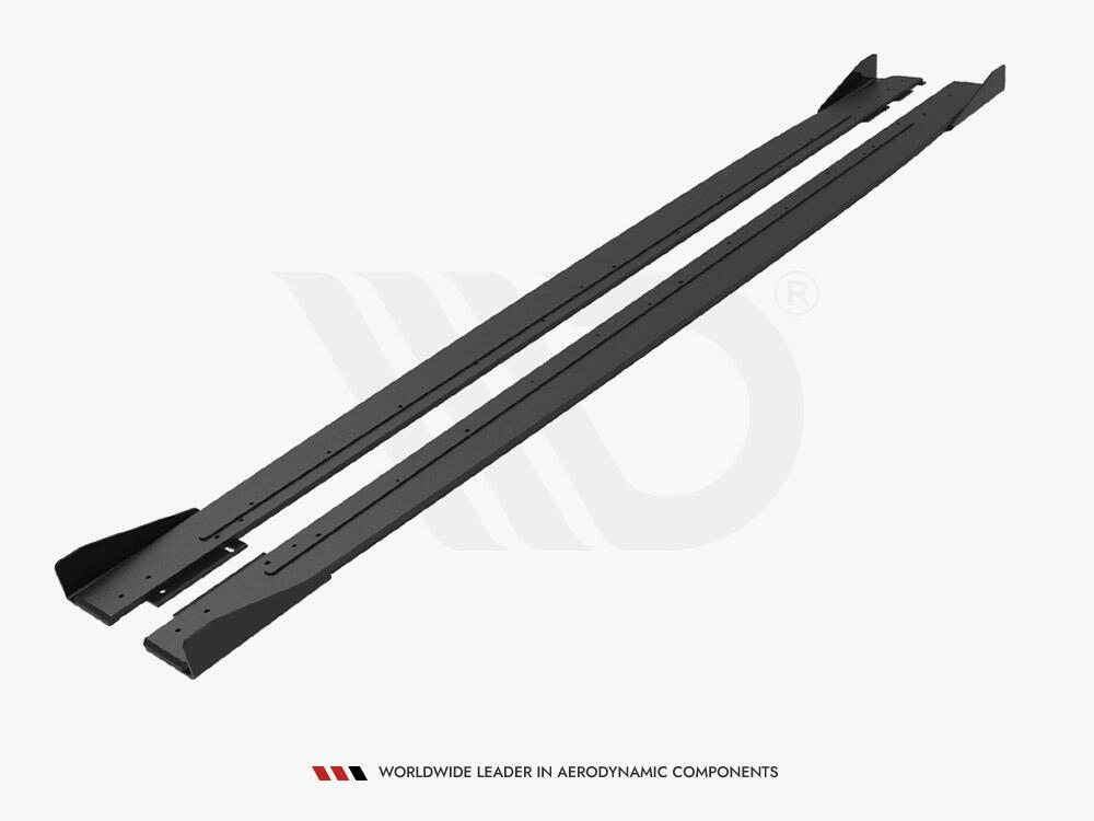 Street PRO Side Skirts Diffusers + Flaps Mercedes-AMG C43 Coupe C205 Facelift