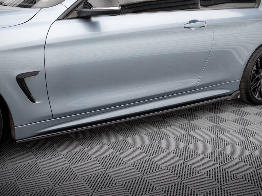 Side Skirts Diffusers V.2 BMW 4 Coupe / Gran Coupe / Cabrio M-Pack F32 / F36 / F33