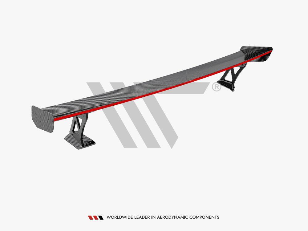 Carbon Spoiler With External Brackets Uprights + LED BMW M3 G80 / M340i G20 / 3 M-Pack G20 / 3 Standard G20