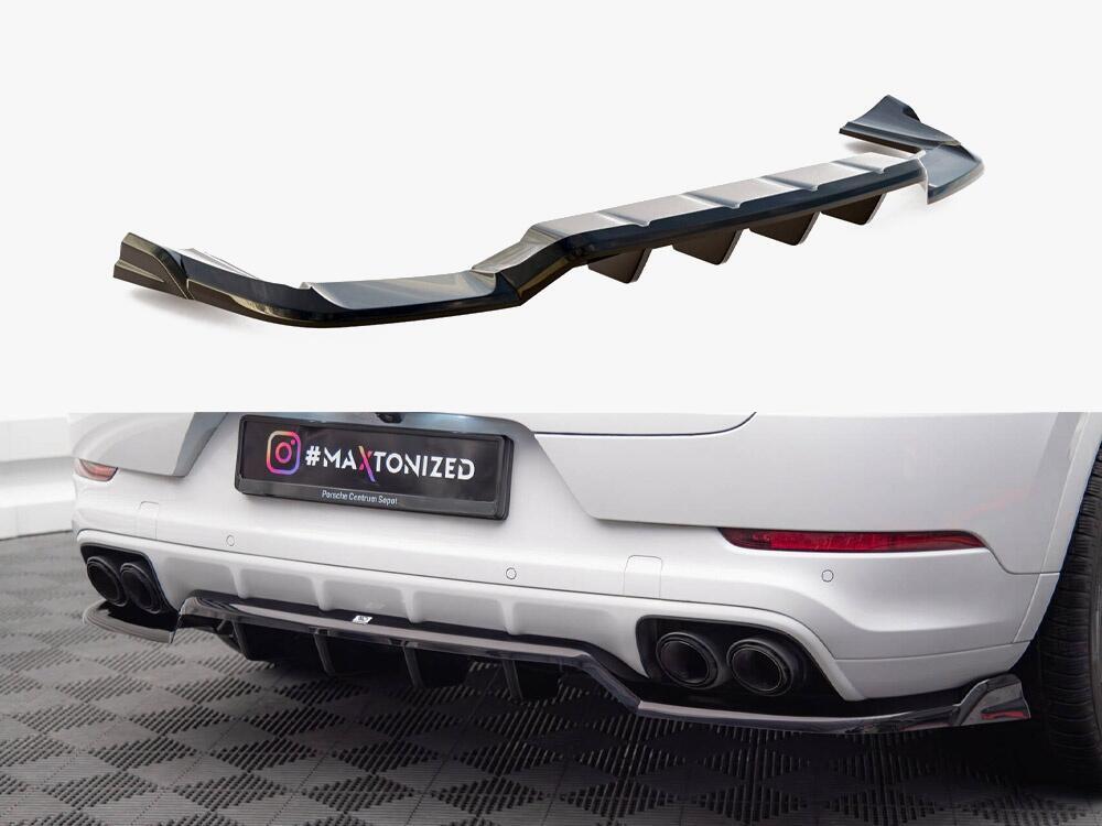 Rear Splitter (Vertical Bars) Porsche Cayenne Coupe / SUV Mk3