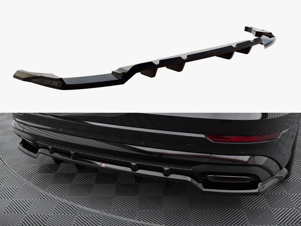 Rear Splitter (Vertical Bars) V.1 Audi SQ8 / Q8 S-Line Mk1 Facelift