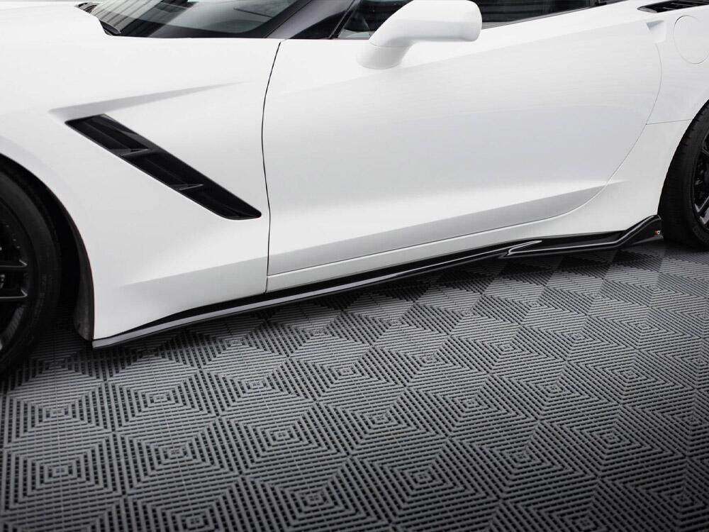 Side Skirts Diffusers V.2 Chevrolet Corvette C7