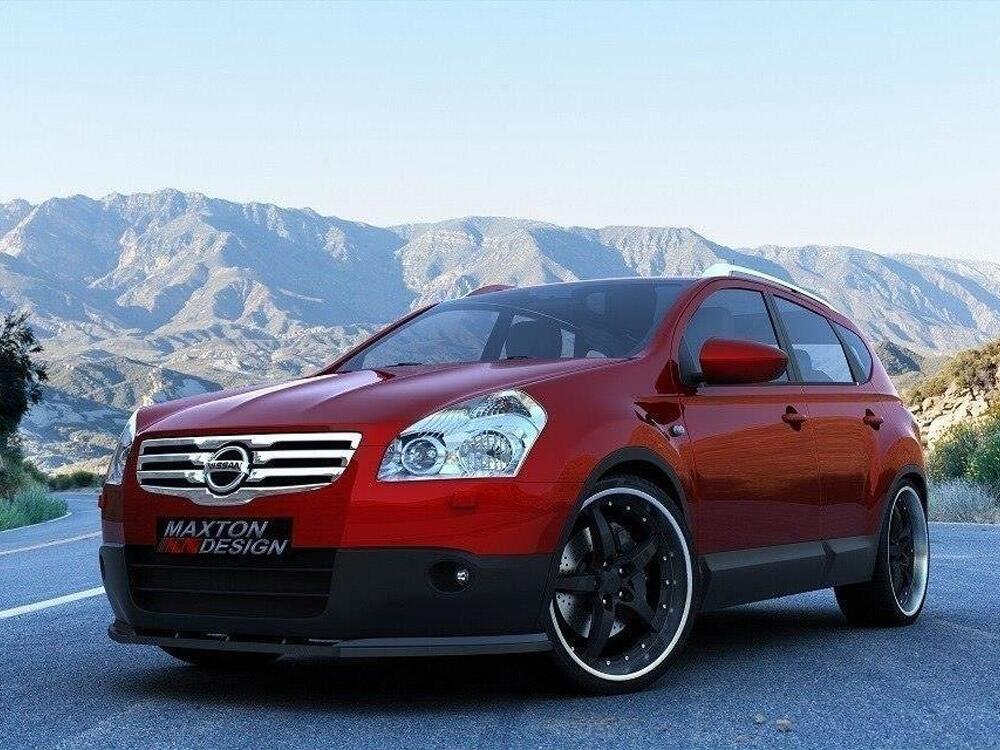 Front Splitter Nissan Qashqai (Preface) (2007-2009) - Textured