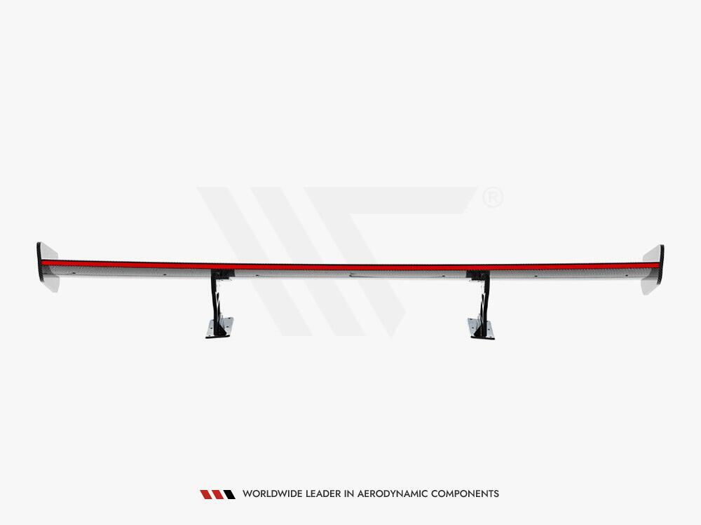 Carbon Spoiler With Internal Brackets Uprights + LED Mercedes-Benz CLA Coupe C118 / C118 Facelift