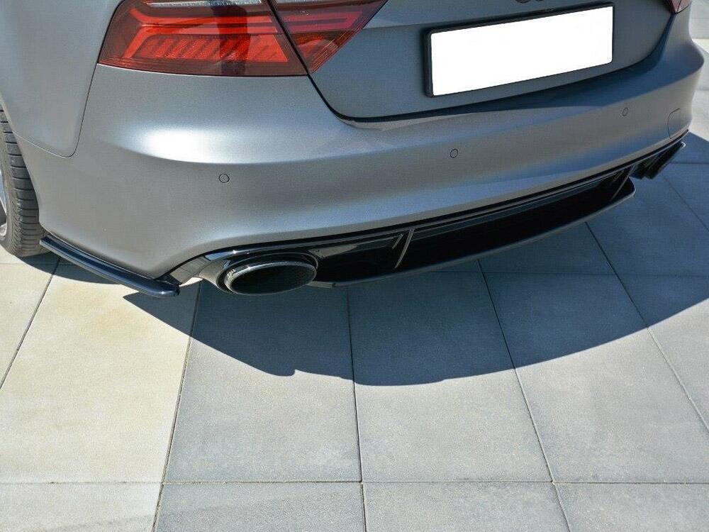 Rear Side Splitters V.1 Audi RS7 C7 - Textured