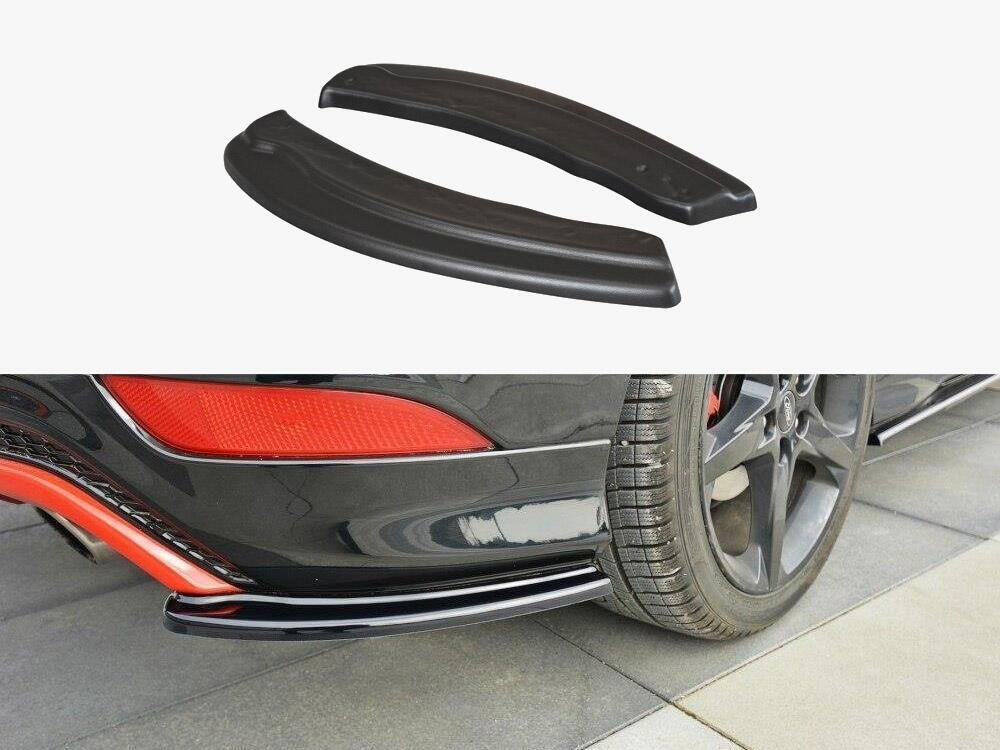 Rear Side Splitters Ford Focus Mk3 ST-Line (Facelift) 2015-2018 - Carbon Look