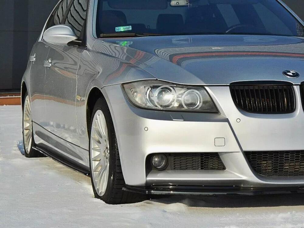 Front Splitter V.1 BMW 3 E90 M-Sport (2004-2008) - Carbon Look