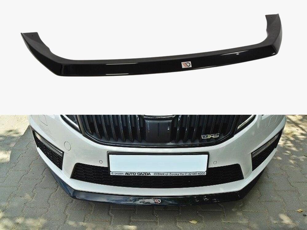 Front Splitter V.2 Skoda Octavia MK3 VRS (2013-2016) - Carbon Look