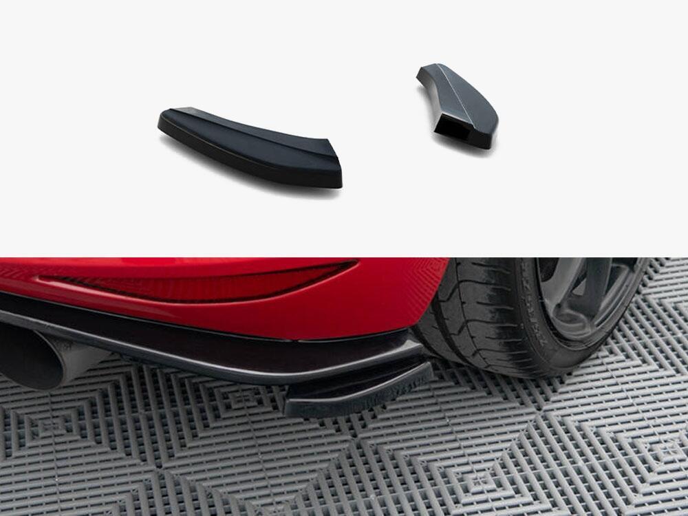 Rear Side Splitters VW Golf Mk7 GTI Clubsport - Carbon Look