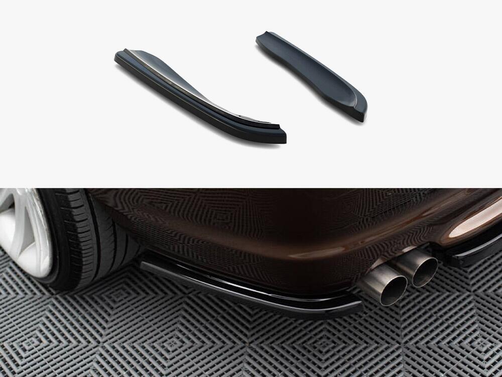 Rear Side Splitters BMW 3 E46 M-Pack Coupe - Carbon Look