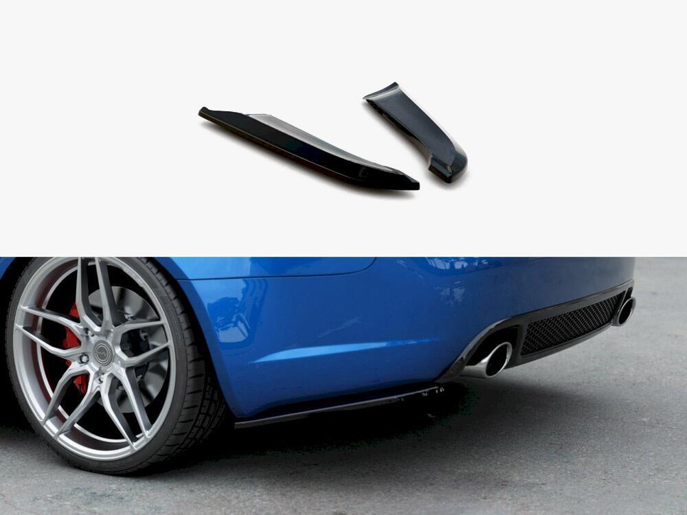 Rear Side Splitters V.1 Audi RS4 Sedan B7 - Textured