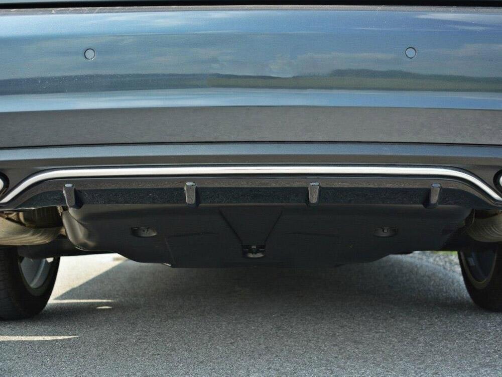 Rear Valance Mercedes - Benz E Coupe / Cabrio C207 Facelift / A207 Facelit - Carbon Look