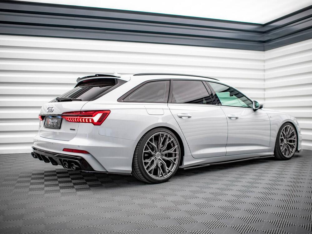 Spoiler CAP Audi A6 Avant / A6 Allroad / A6 S-Line Avant / S6 Avant C8 - Carbon Look