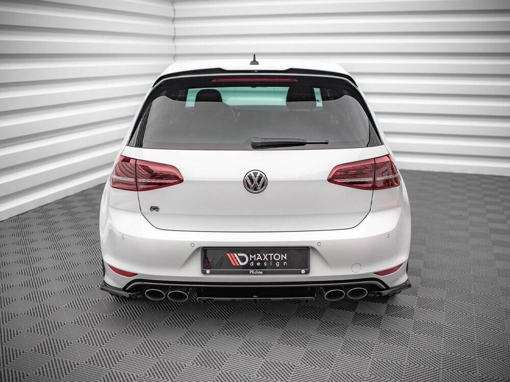 Rear Side Splitters V.3 VW Golf R Mk7 - Carbon Look