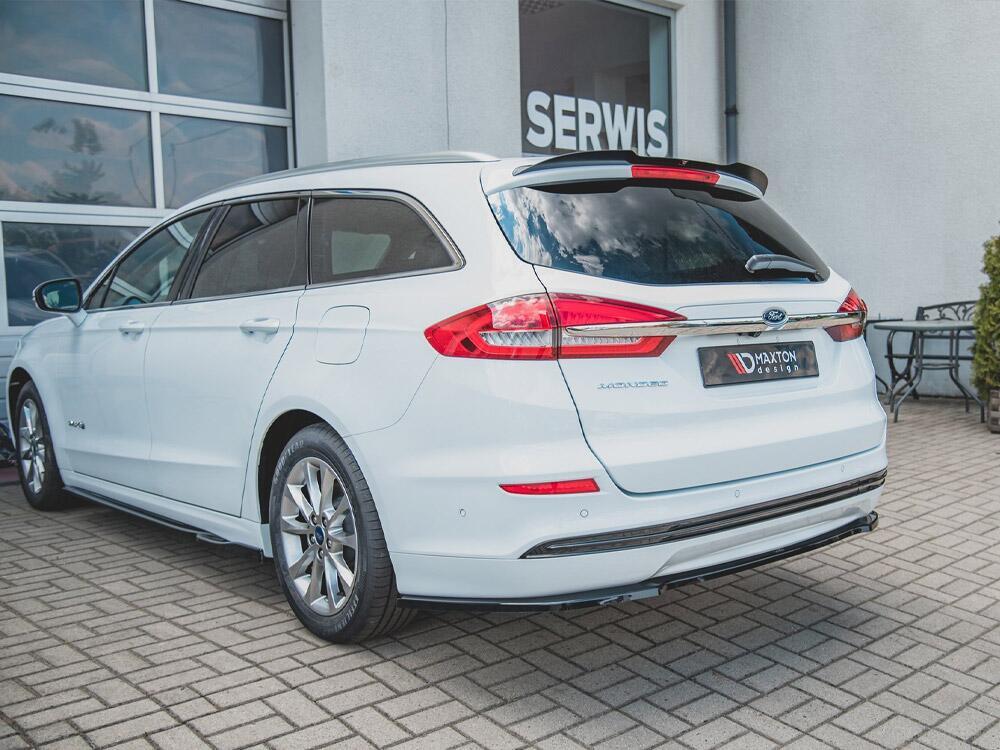 Central Rear Splitter Ford Mondeo Estate Platinum Mk5 Facelift - Textured