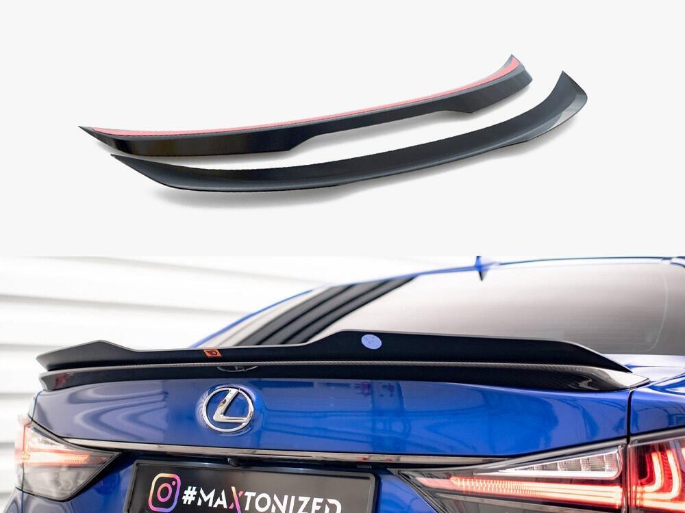 Spoiler CAP Lexus GS F Mk4 Facelift - Carbon Look