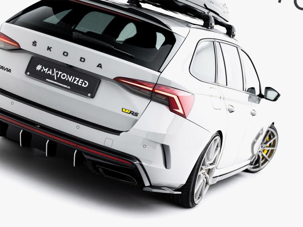 Rear Side Splitters V.7 Skoda Octavia RS Liftback / Estate Mk4