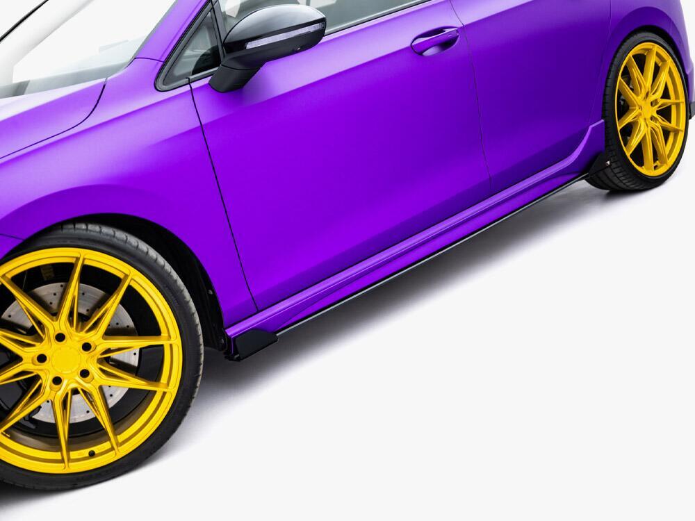 Street PRO Side Skirts Diffusers + Flaps Volkswagen Golf R Mk8 / Mk8 Facelift