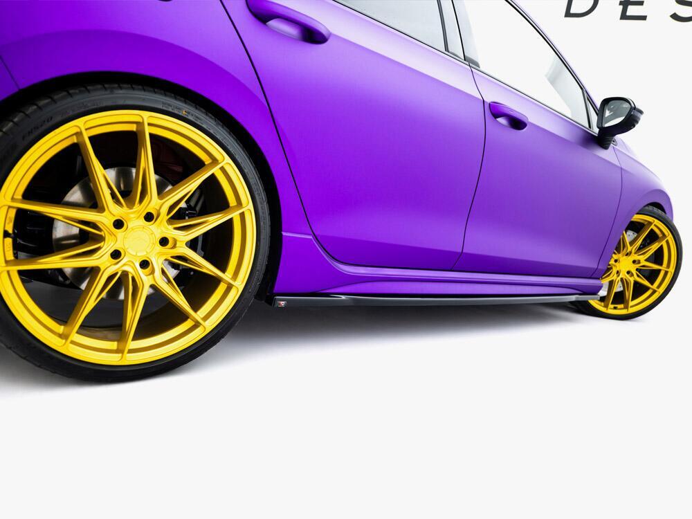 Side Skirts Diffusers V.1 Volkswagen Golf R Mk8 Facelift