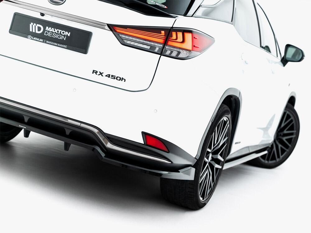 Rear Splitter (Vertical Bars) Lexus RX F-Sport Mk4 Facelift