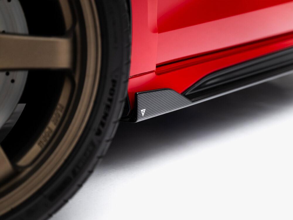 Prepreg Carbon Fiber Side Skirts V.1 Audi RS3 Sedan 8Y Facelift
