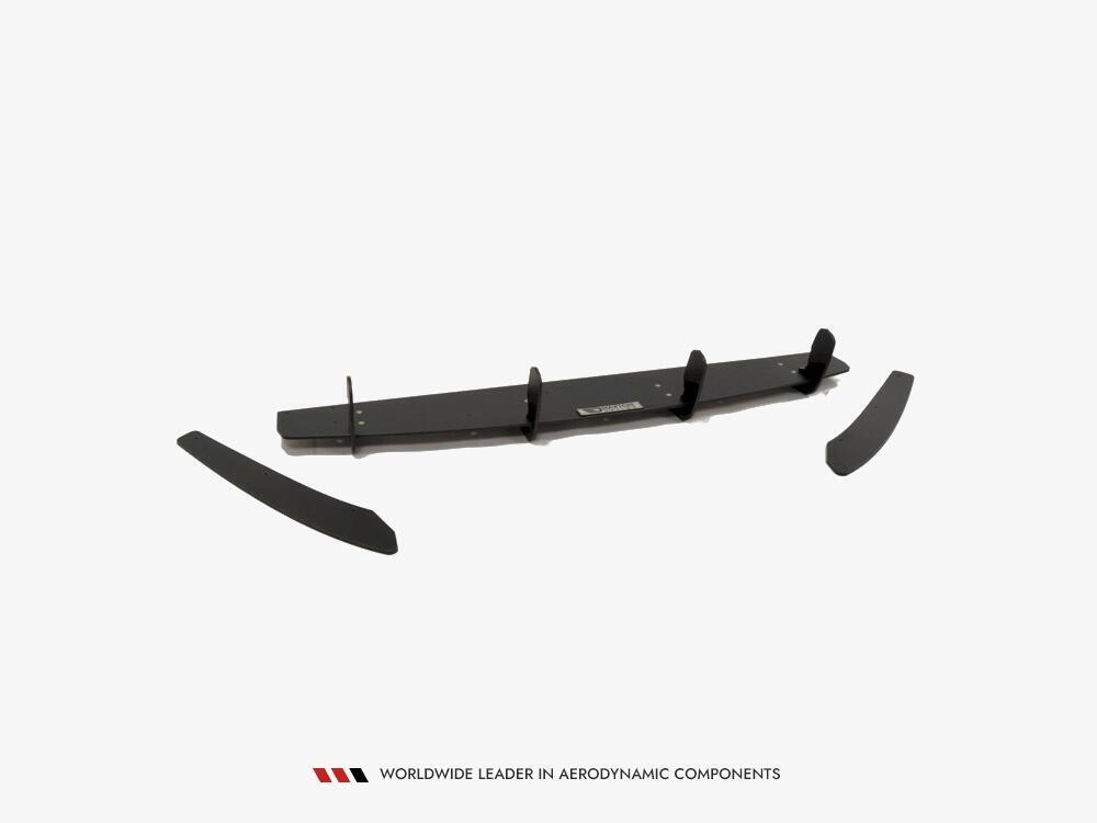 Rear Diffuser & Rear Side Splitters Audi A6 S-Line C7 (exhaust 2x1)